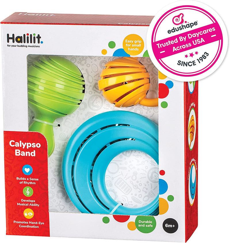 Edushape Halilit Calypso Band Toy Instrument, Tropical