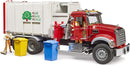Bruder Mack Granite Side Loading Garbage Truck