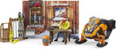 Bruder bworld Mountain Hut with Snowmobil and Figure