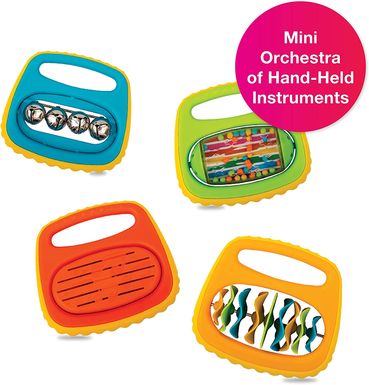 Edushape Instruments Edushape Mini Orchestra, 4 Piece Musical Set