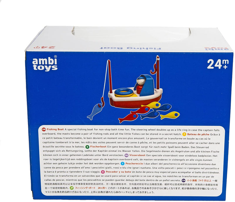 Ambi Toys, Fishing Boat, Boat Bath Toy for Babies, Ages 2 Years Plus