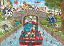 Jumbo Puzzles Wasgij Original 33: Calm on the Canal - 1,000 Piece Jigsaw Puzzle