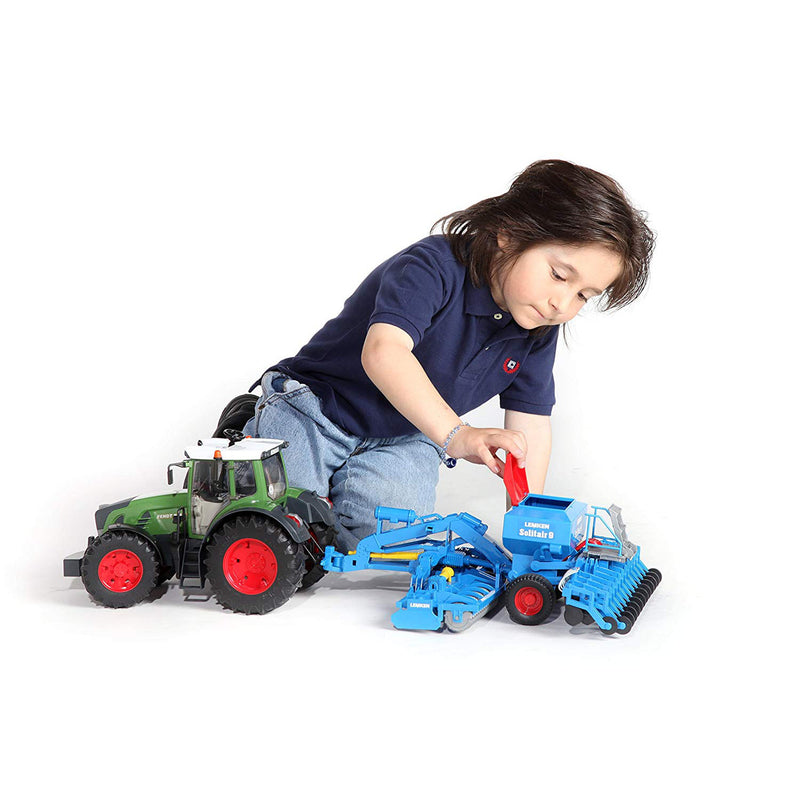 Bruder 02026 Lemken Solitair 9 Sowing Combination Farm Tractor