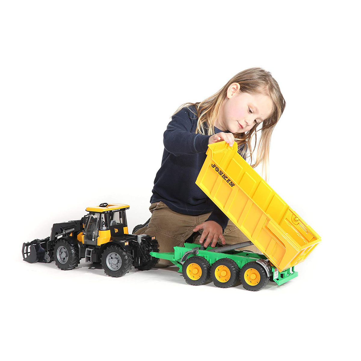 Bruder Toys Joskin Tipping Trailer, 1:16 Scale