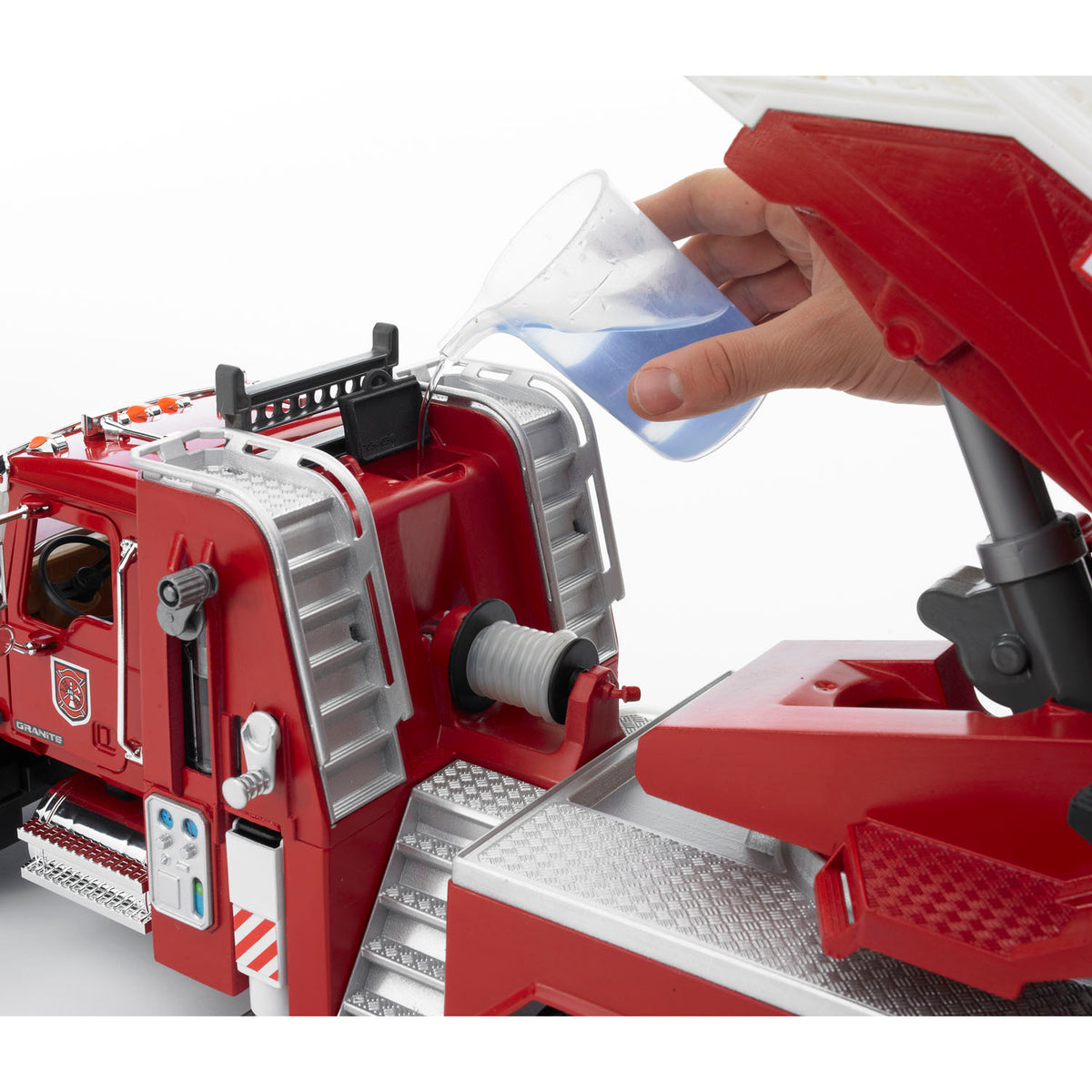 フランクリンミント スノーケルFIRE ENGINEやや難あり1:32箱ナシ。 Franklin Mint Snorkel FIRE ENGINE Slightly Damaged 1/32