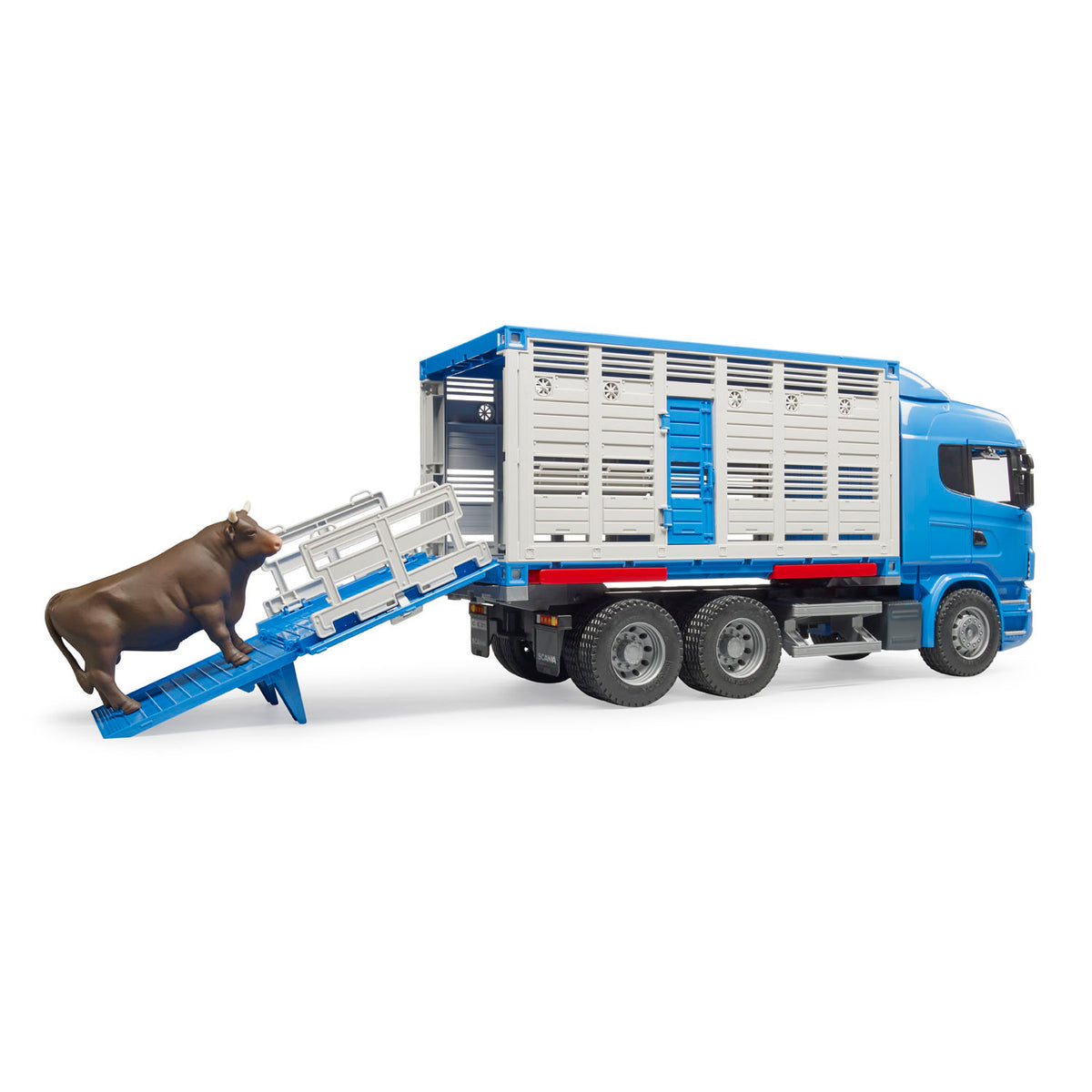 Bruder SCANIA R-Series Cattle Transport Truck with 1 Cattle