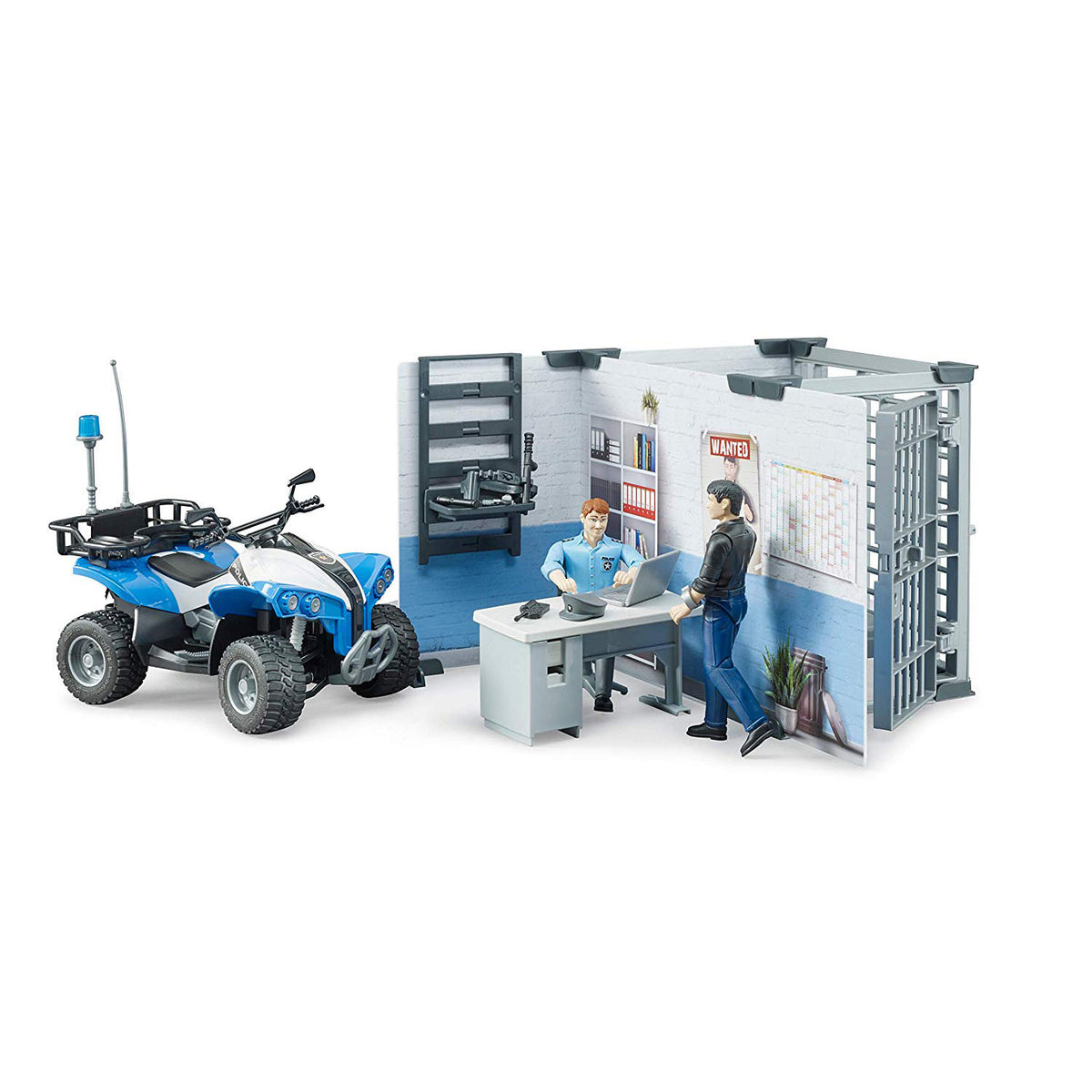 Bruder bworld Set Police Station