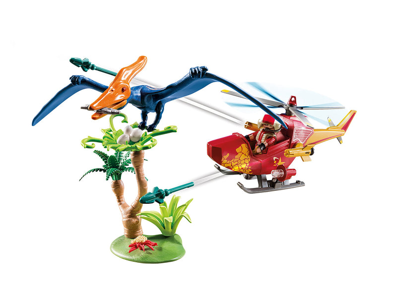 Playmobil Adventure Copter with Pterodactyl