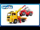 Bruder MAN TGA Tow Truck with Cross Country Vehicle