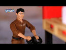 Bruder UPS MB Sprinter with Driver Action Figure and Accessories, 02538