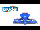 Bruder 02026 Lemken Solitair 9 Sowing Combination Farm Tractor