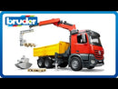 Bruder MB Arocs Constrution Truck with Crane and Accessories, 03651