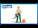 Bruder Logging Man Action Figure with Accessories