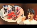 Bruder bworld Motorcycle Service Station Playset