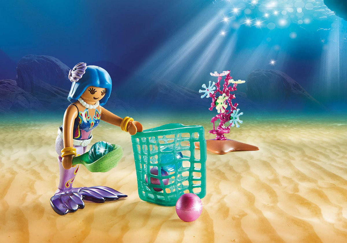 Playmobil Pearl Collectors with Manta Ray