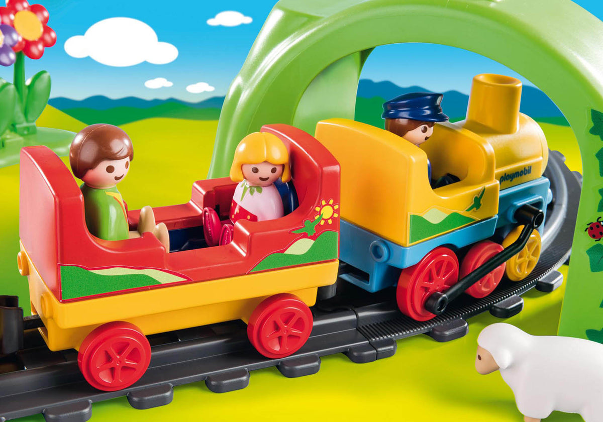 その他 Playmobil 1.2.3 Train with tracks Amazon.com: Playmobil 6880 1.2.3 Night Train with Track