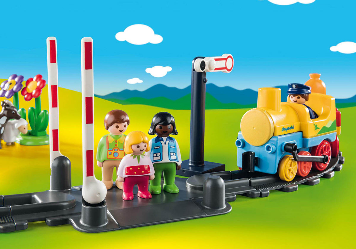 その他 Playmobil 1.2.3 Train with tracks PLAYMOBIL 1.2.3 Night Train with Track Playset - Walmart.com