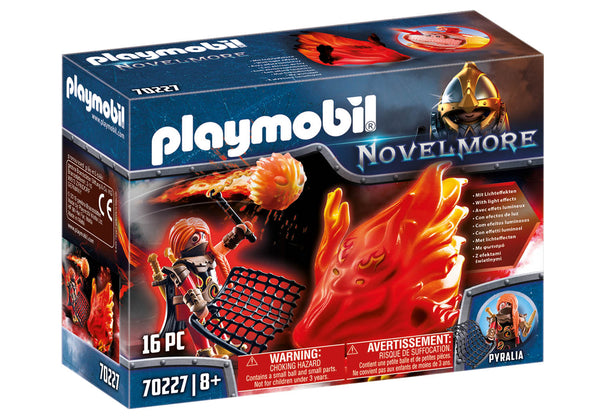PLAYMOBIL Novelmore Raid On Transport Trolley Set - Knights Vs. Raiders, 3 Figures, Horse, Gold Treasure, For Ages 4+
