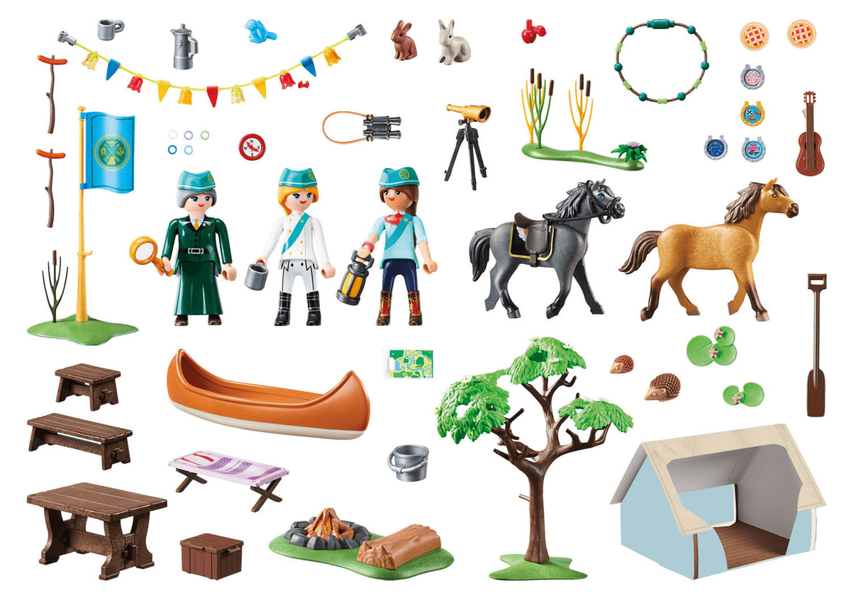 playmobil drk zelt Playmobil Spirit Riding Free Summer Campground
