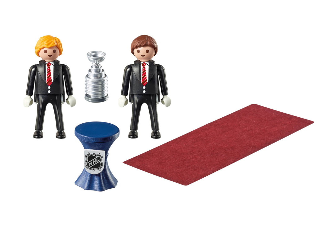  Playmobil NHL Stanley Cup Presentation Set, White