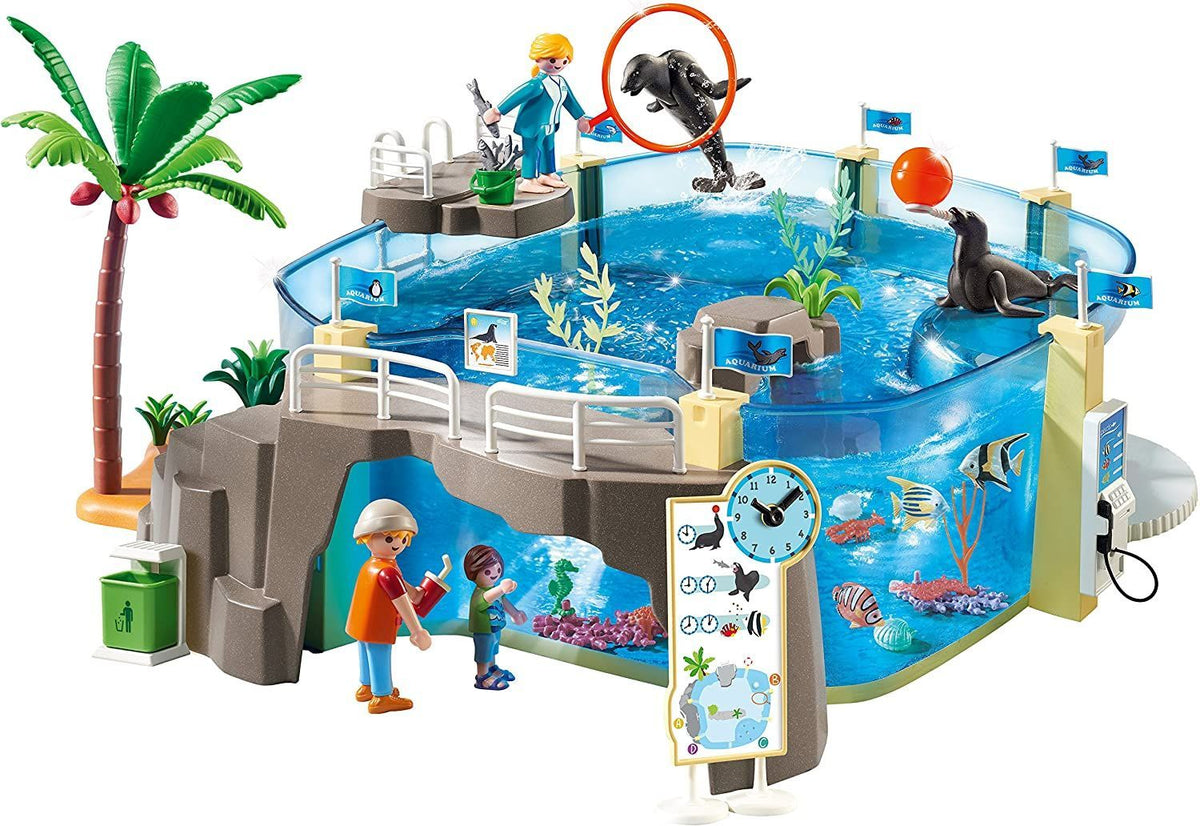 Playmobil Family Fun Aquarium Building Set