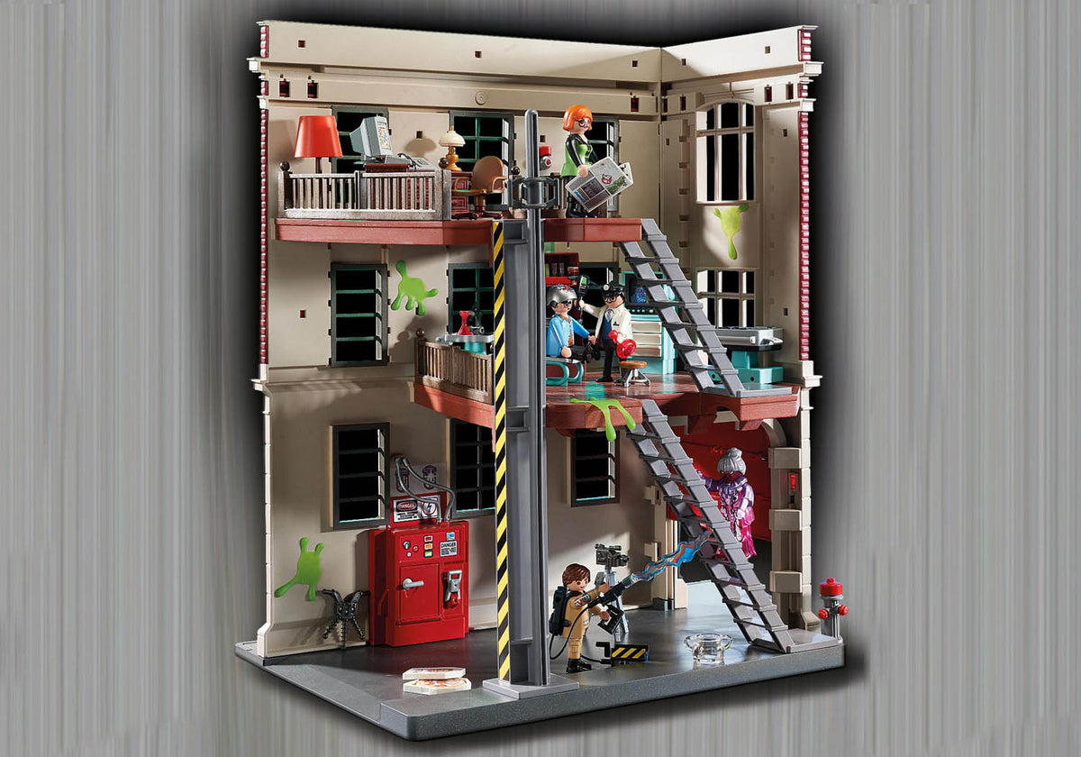 【プレイモービル】playmobil 9219「ゴーストバスターズ消防署基地」 プレイモービル 9219『ゴーストバスターズ』 消防署基地[プレイ